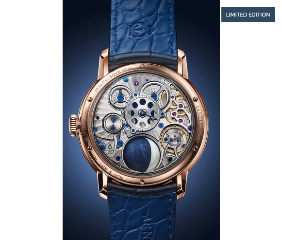Arnold & Son Luna Magna Meteorite Red Gold Limited Edition Watch 1