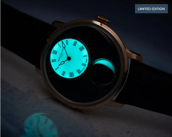 Arnold & Son Luna Magna Meteorite Red Gold Limited Edition Watch 2